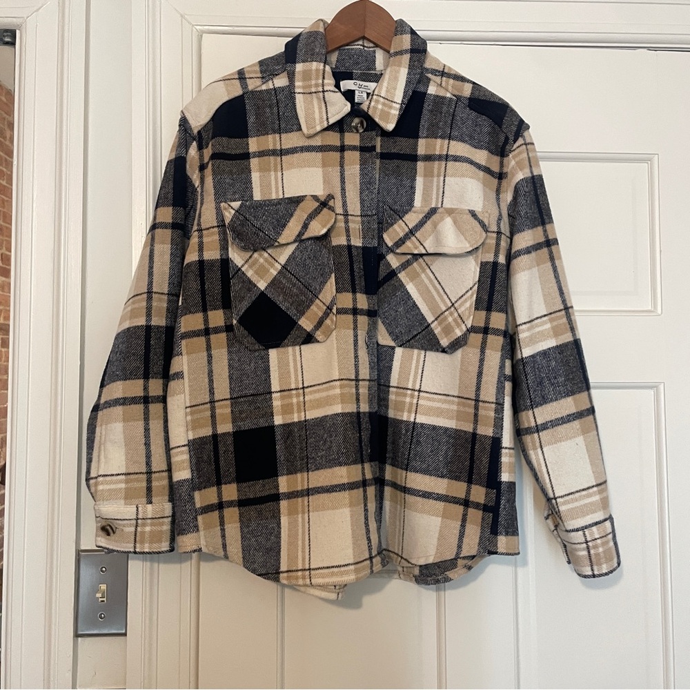 C by One Plaid Shacket